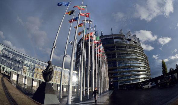 the European Parliament in Strasbourg