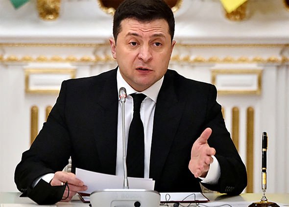 Ukraine President Volodymyr Zelensky