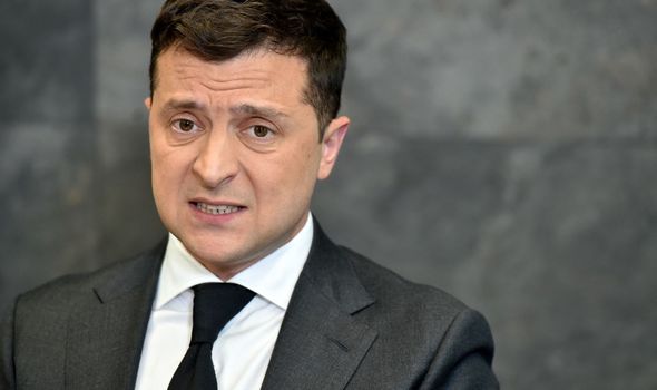 Ukrainian President Volodymyr Zelensky 