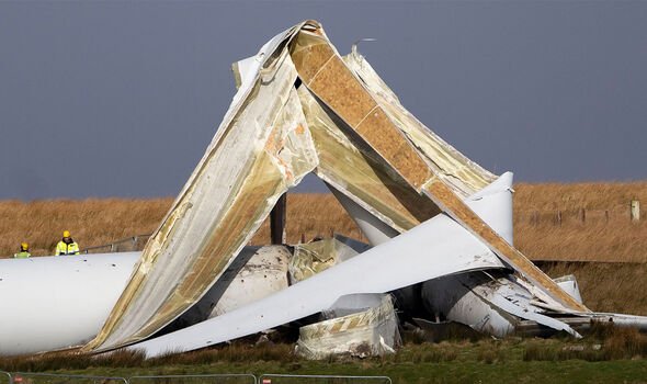 Strong winds: Some infrastructure has already been destroyed due to strong winds