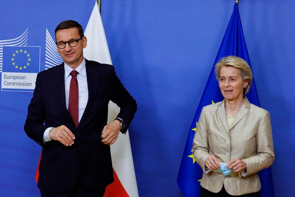 Mateusz Morawiecki with Ursula von der Leyen