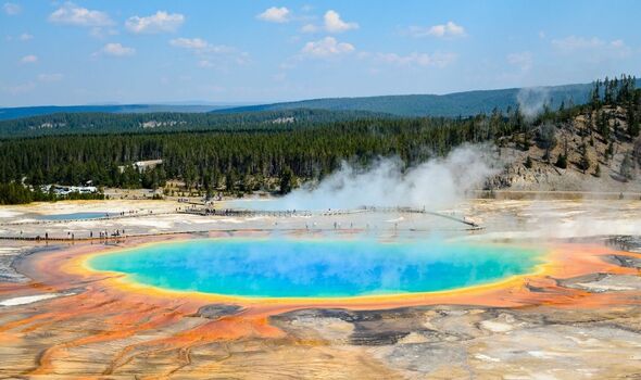 Yellowstone's Grand Prismatic Spring.