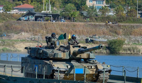 The United States and its allies in South Korea and Japan have stepped up displays of military force